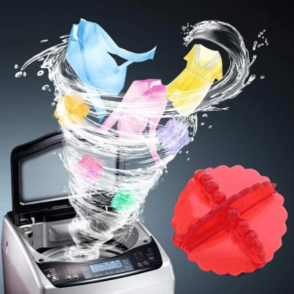 Washing Machine Ball, Laundry Dryer Ball, Durable Cloth Cleaning Ball (6pcs) [Product Code 0207] - Image 3