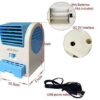 Portable Dual Bladeless Mini Cooler Desktop Table Fan Small Water Air Conditioner Powered by USB & Battery Use of Car Home Office Multi color [Product Code 0201] - Image 6