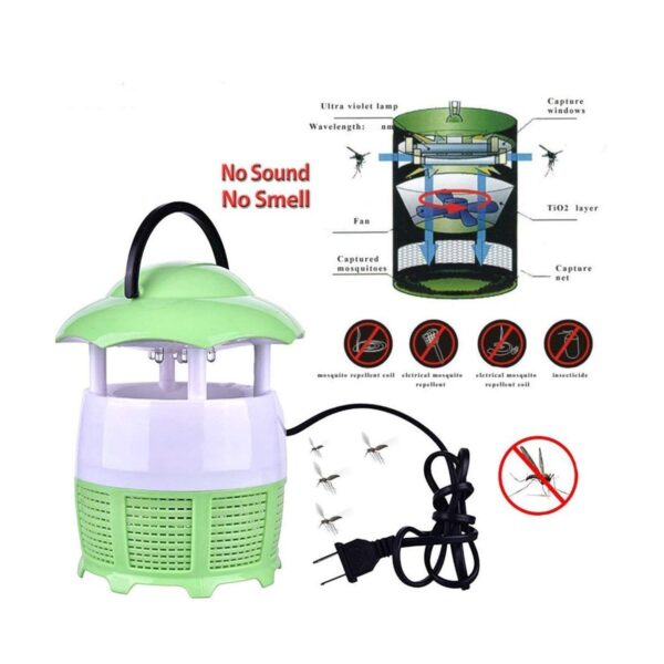Electronic Led Mosquito Killer Lamps Machine for Home Electric Mosquito Killer Device Trap Machine Baby Mosquito Insect Repellent Lamp [Product Code 0181] - Image 3