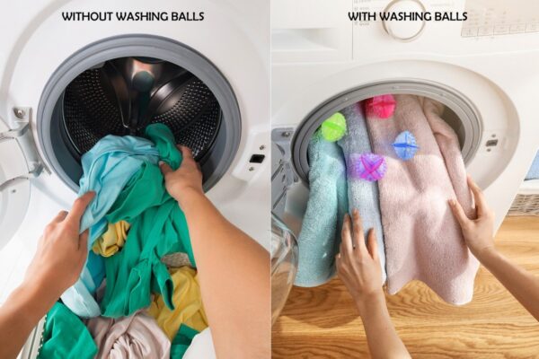 Washing Machine Ball, Laundry Dryer Ball, Durable Cloth Cleaning Ball (4pcs) [Product Code 0205] - Image 8