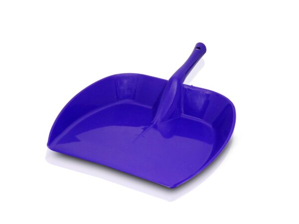 Heavy Duty Plastic Dustpan with Handle Durable Lightweight Multi Surface Dust Pan (Random Colour) [Product Code 0085]